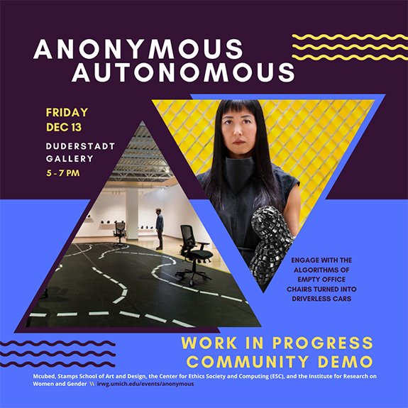 Anonymous Autonomous Community Demo at University of Michigan's Duderstadt Gallery